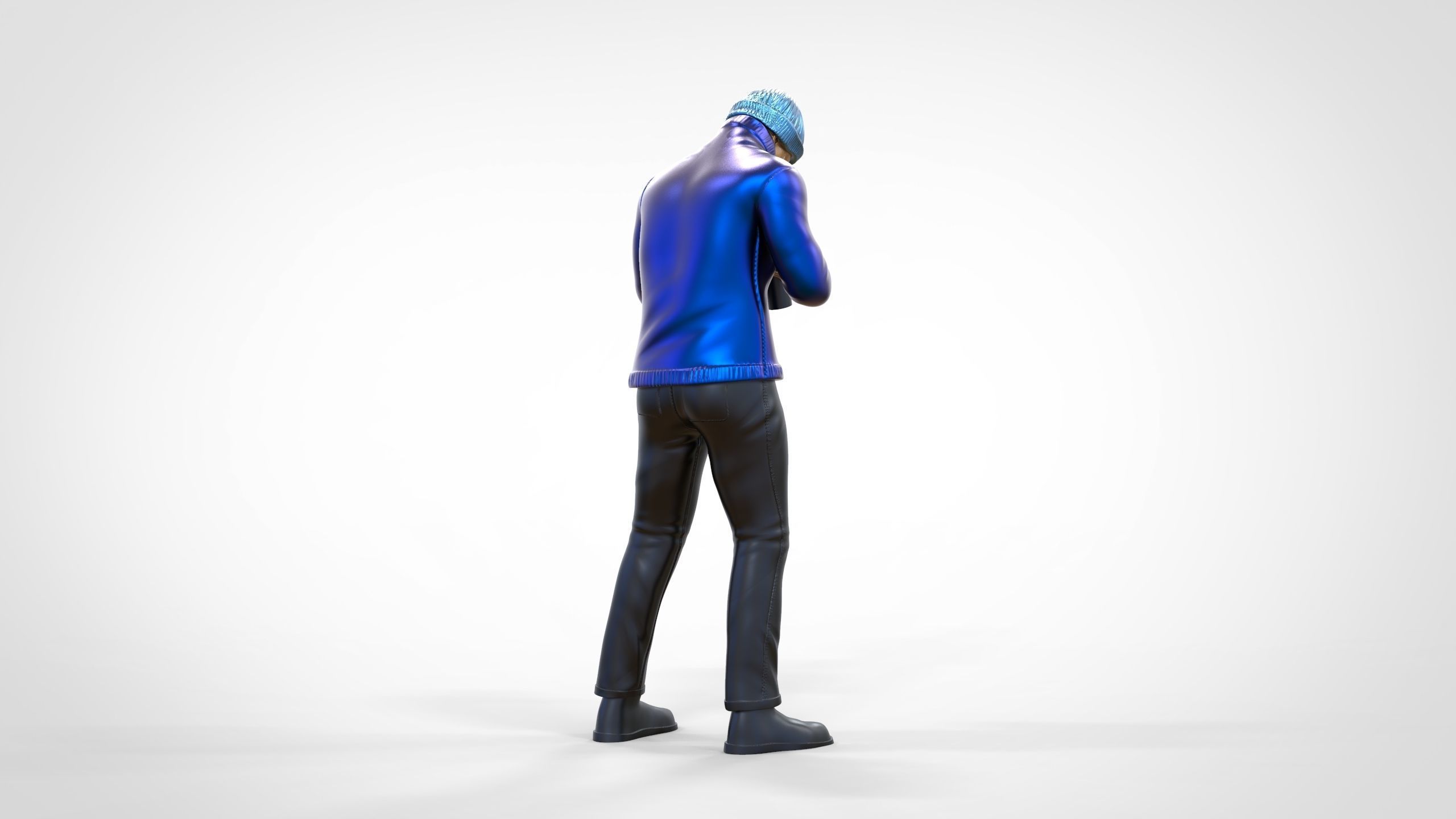 N3 Tourist on Ship with Camera or Photographer 3D print model_5