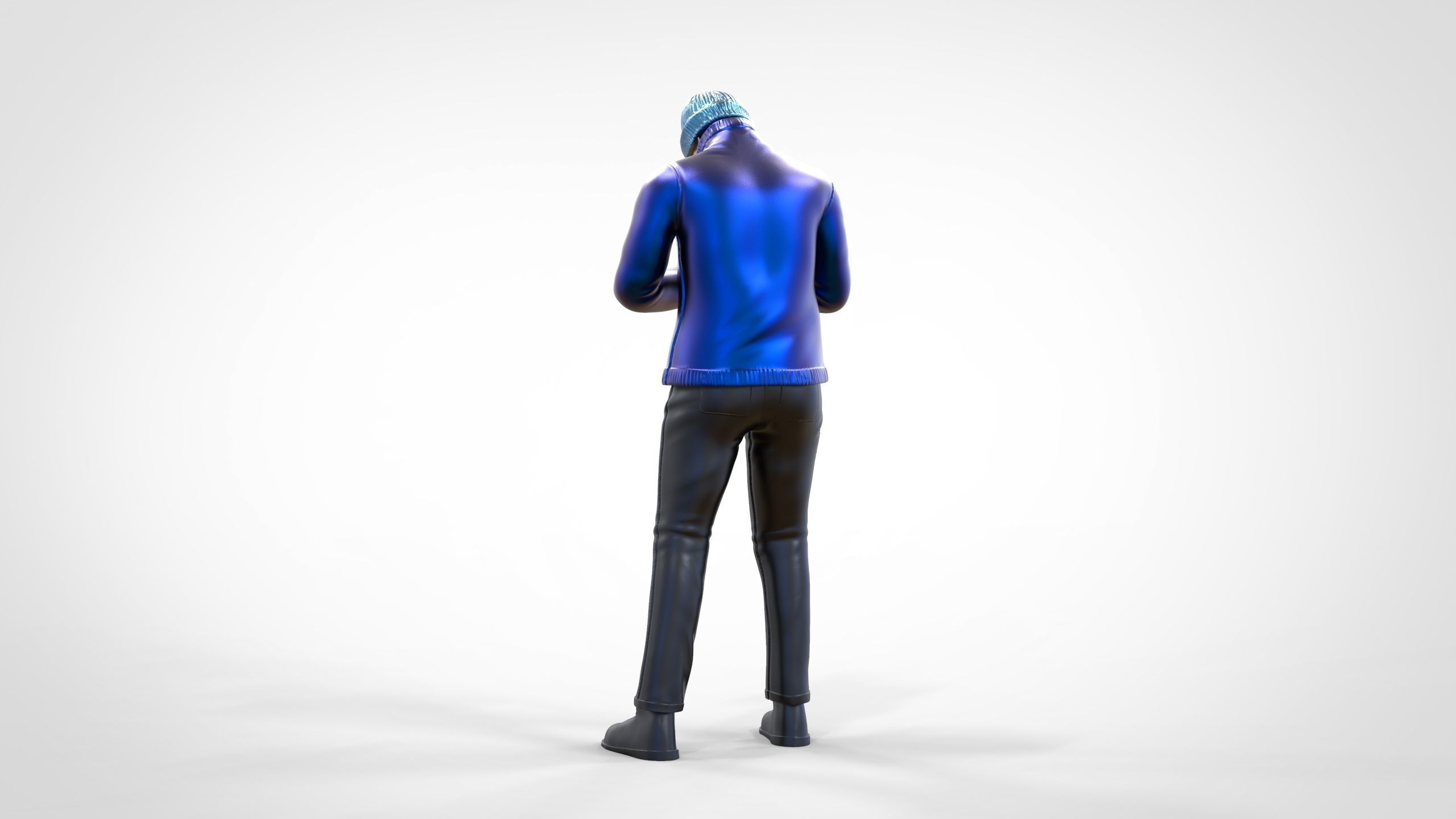 N3 Tourist on Ship with Camera or Photographer 3D print model_8