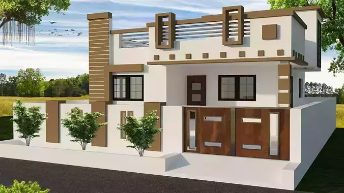 House two story in india