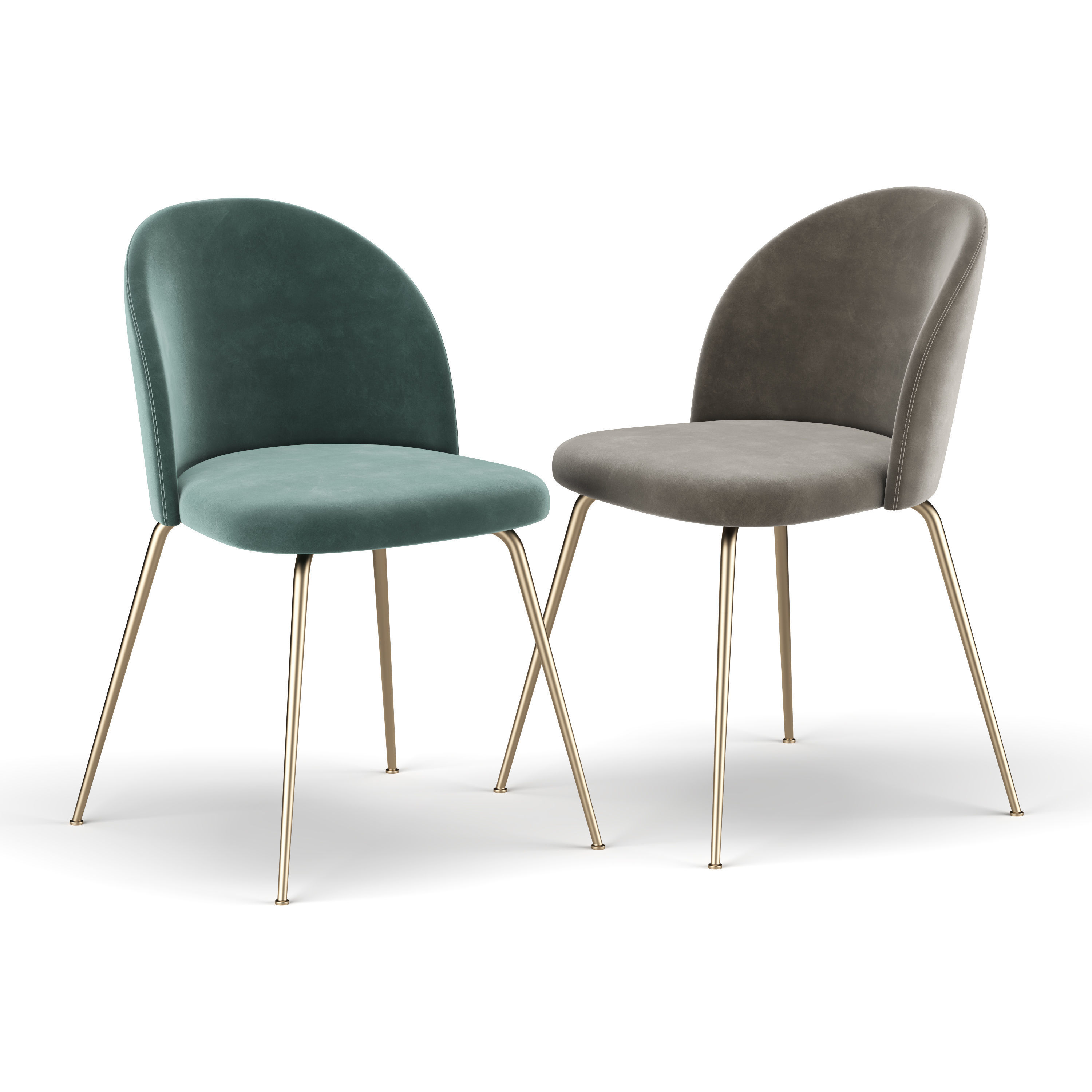 Iris Chair 3D model_4