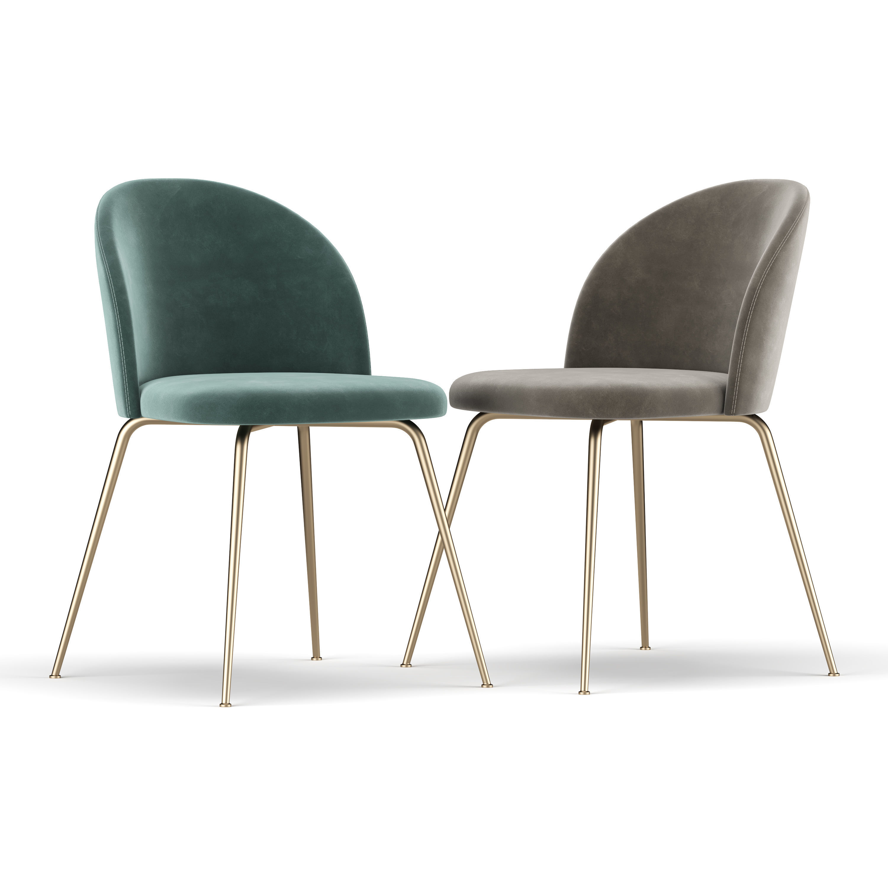 Iris Chair 3D model_3