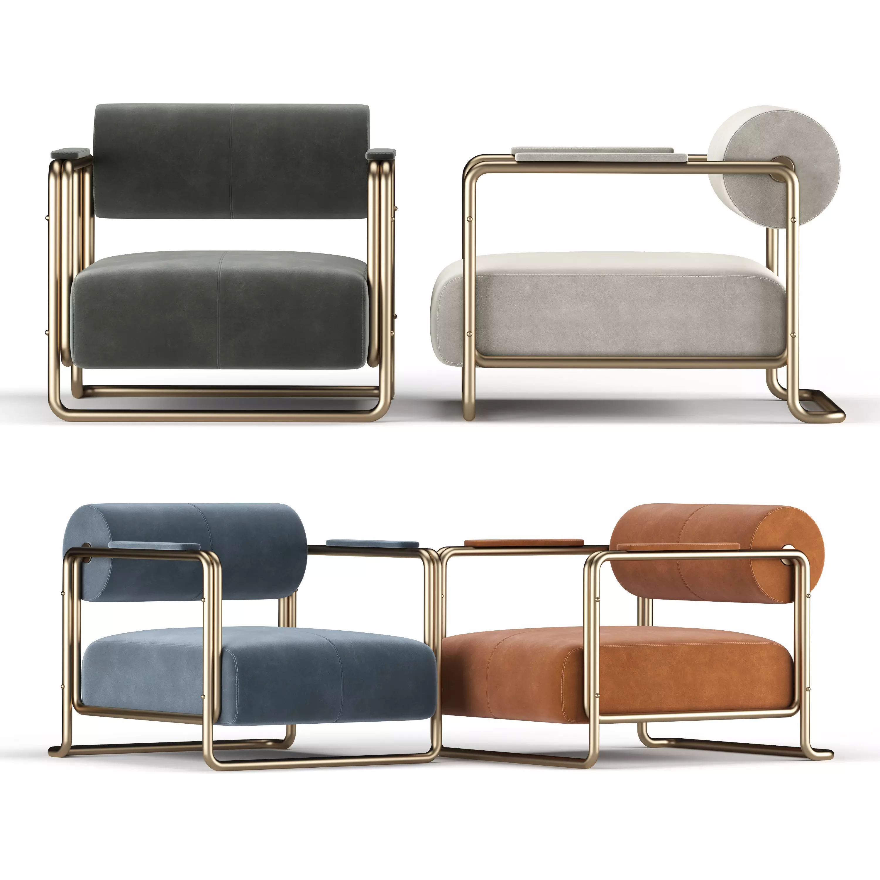 Holden Armchair 3D model_0