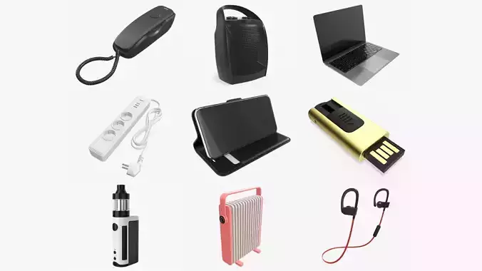Electronics vol1 3D Model Collection
