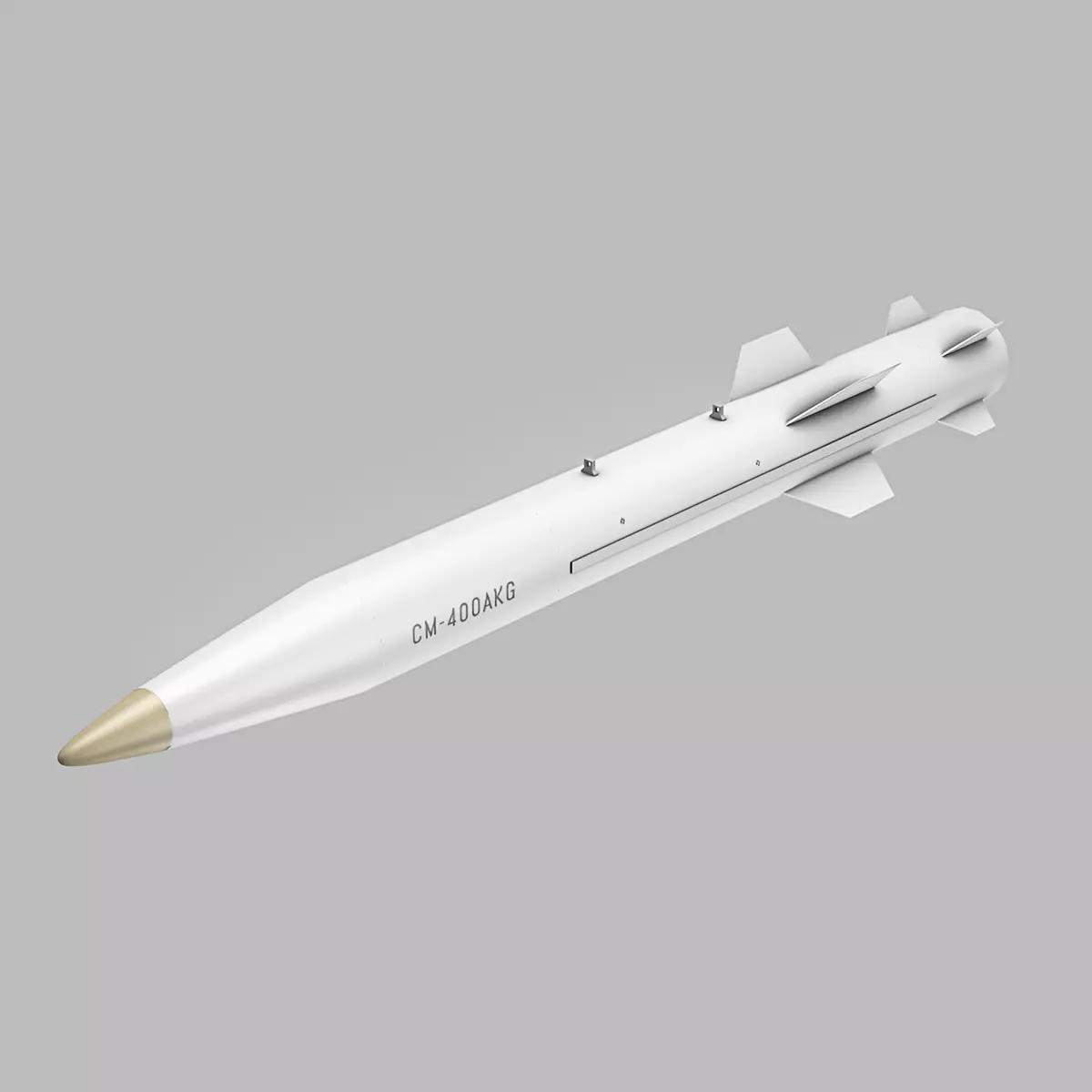 CM-400AKG ANTI-SHIP MISSILE Low-poly 3D model