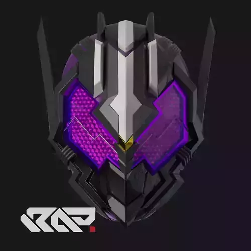 MetsubouJinrai 3D helmet INCLUDE Solid ver for TOY Custom