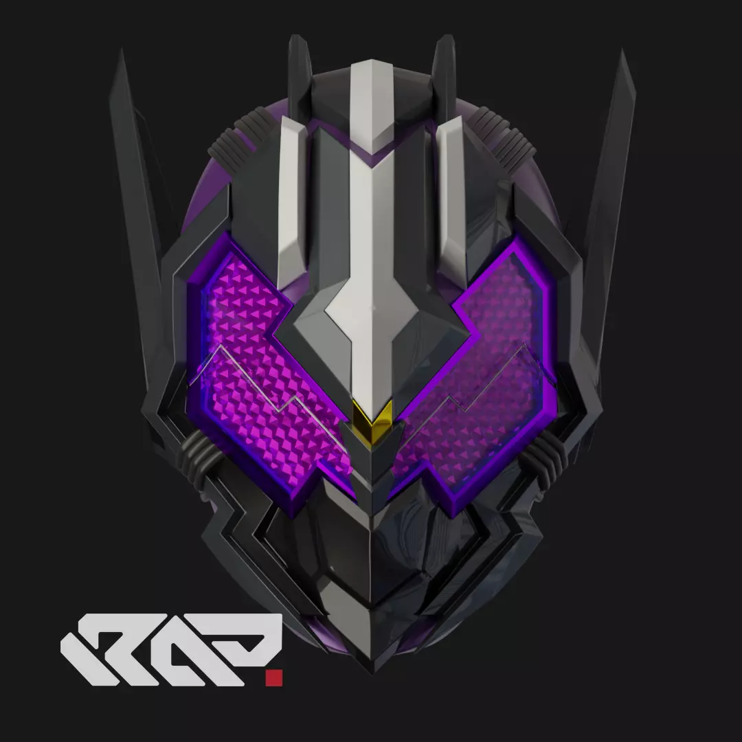 MetsubouJinrai 3D helmet INCLUDE Solid ver for TOY Custom 3D print model_0