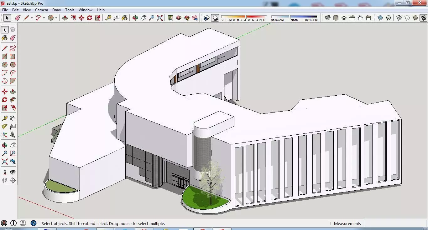 SKP SCHOOL A8 3D model_0