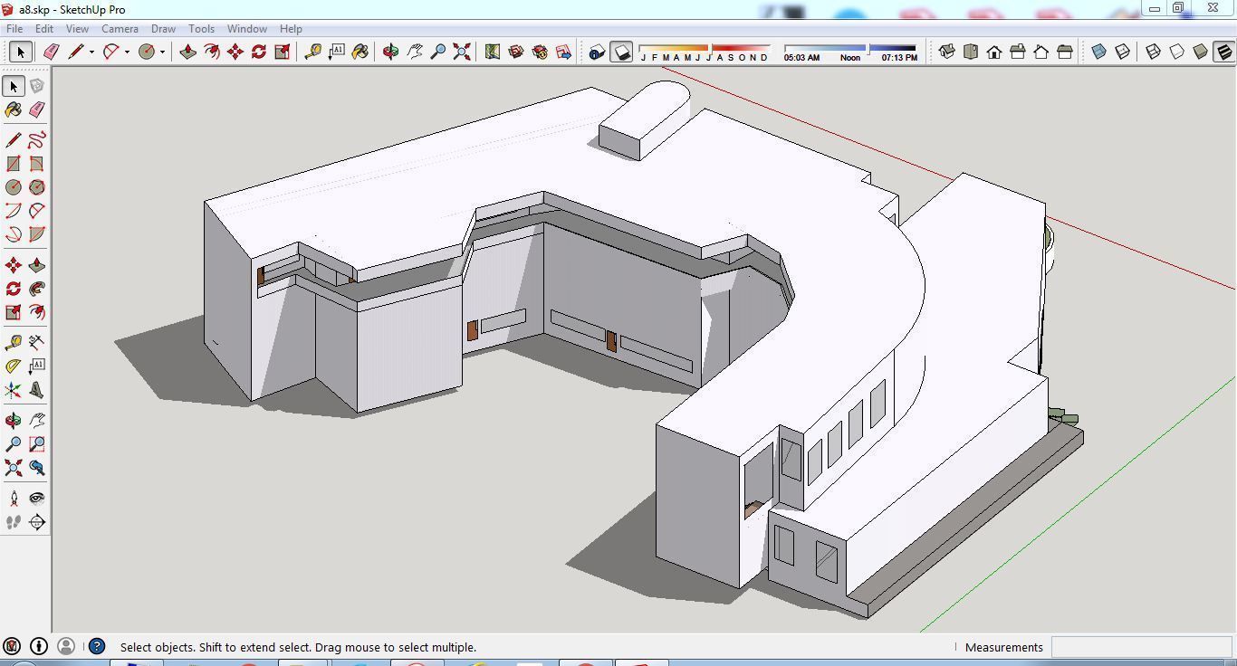 SKP SCHOOL A8 3D model_1