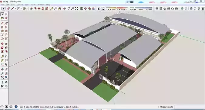 SKP SCHOOL A9 3D model