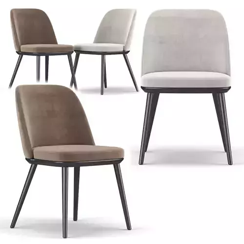 CS1888-FOYER dining chair with upholstered seat and legs