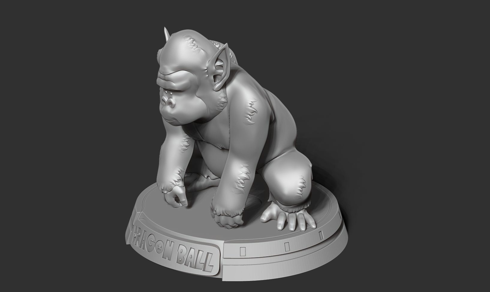 Bubbles - Dragon Ball Fanart 3D print model_17