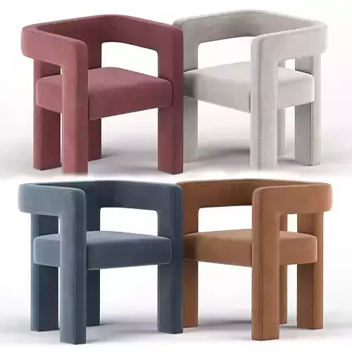 Stature Ivory Chair 3D model