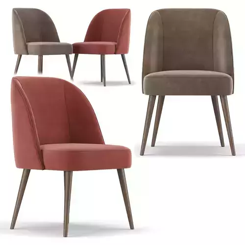 Oda Rounded Back Dining Chair