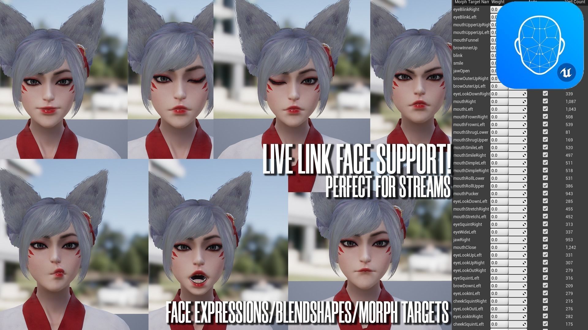 Kitsune - Game Ready Low-poly 3D model_13
