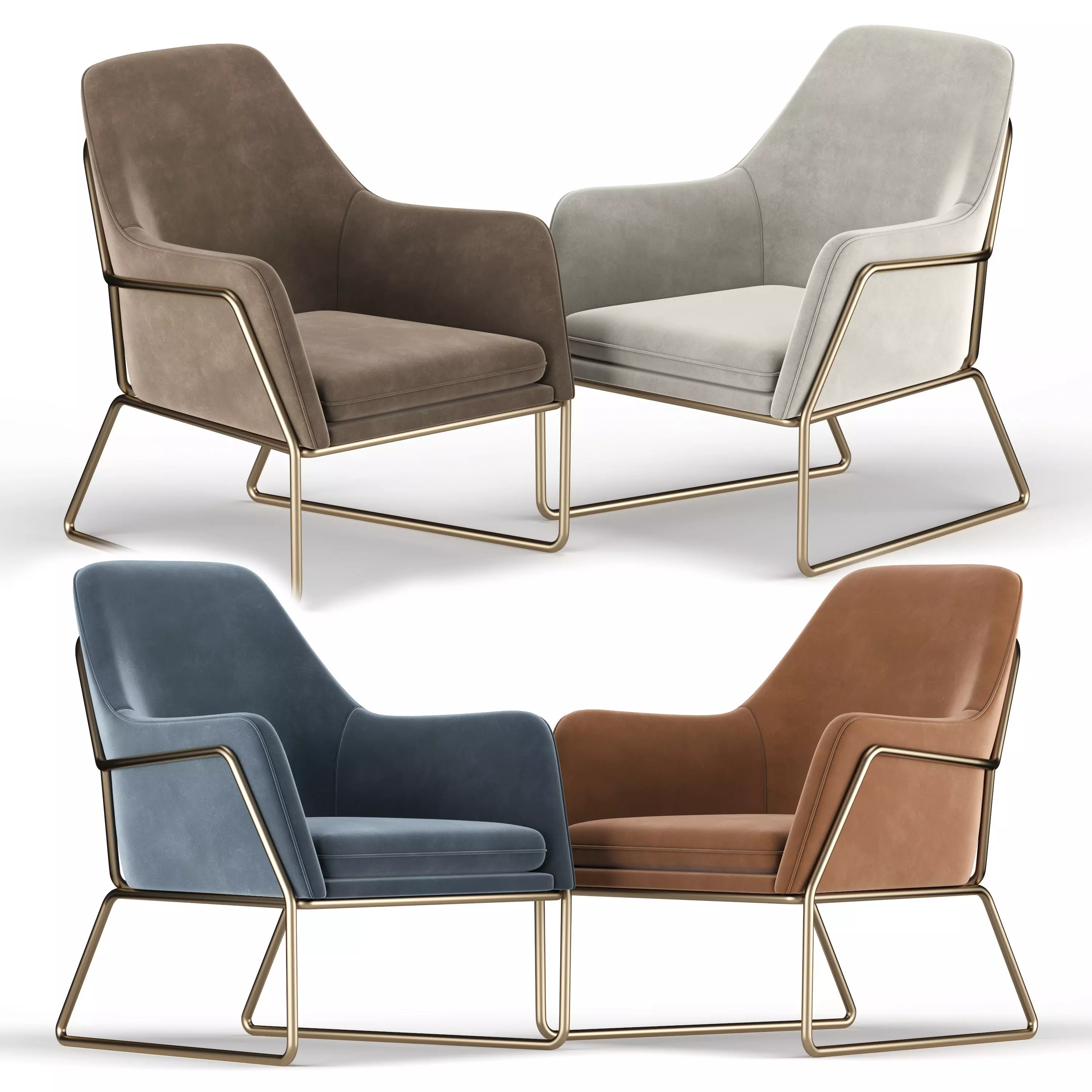 Forma Milkyway Ivory Chair 3D model