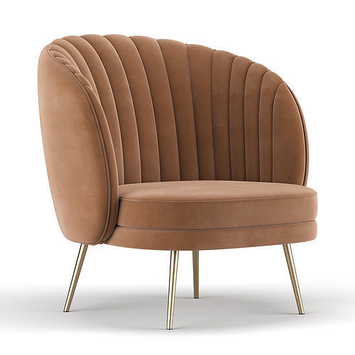 Bulter Barrel Chair 3D model 3
