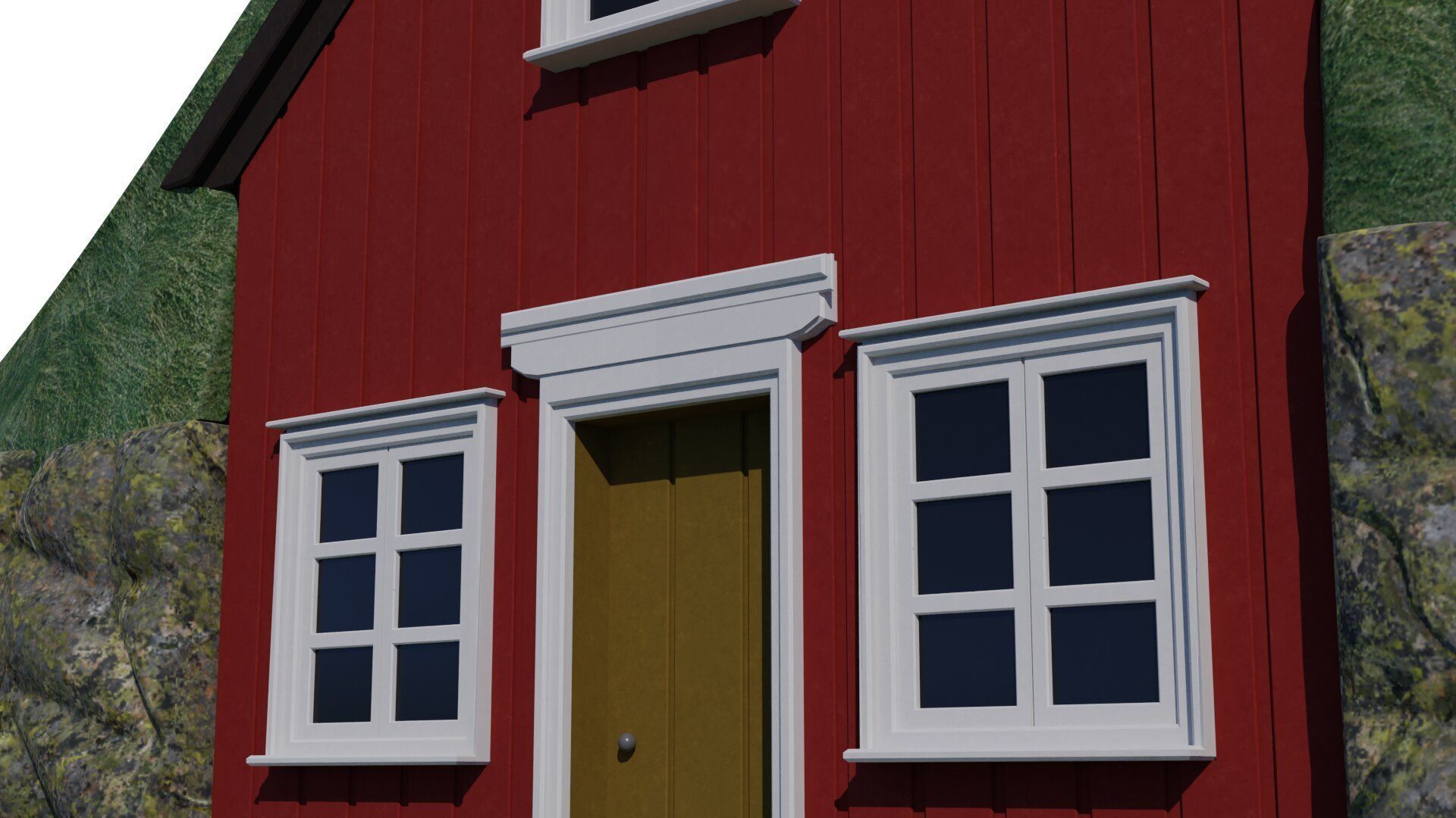 Turf house 3D model_10