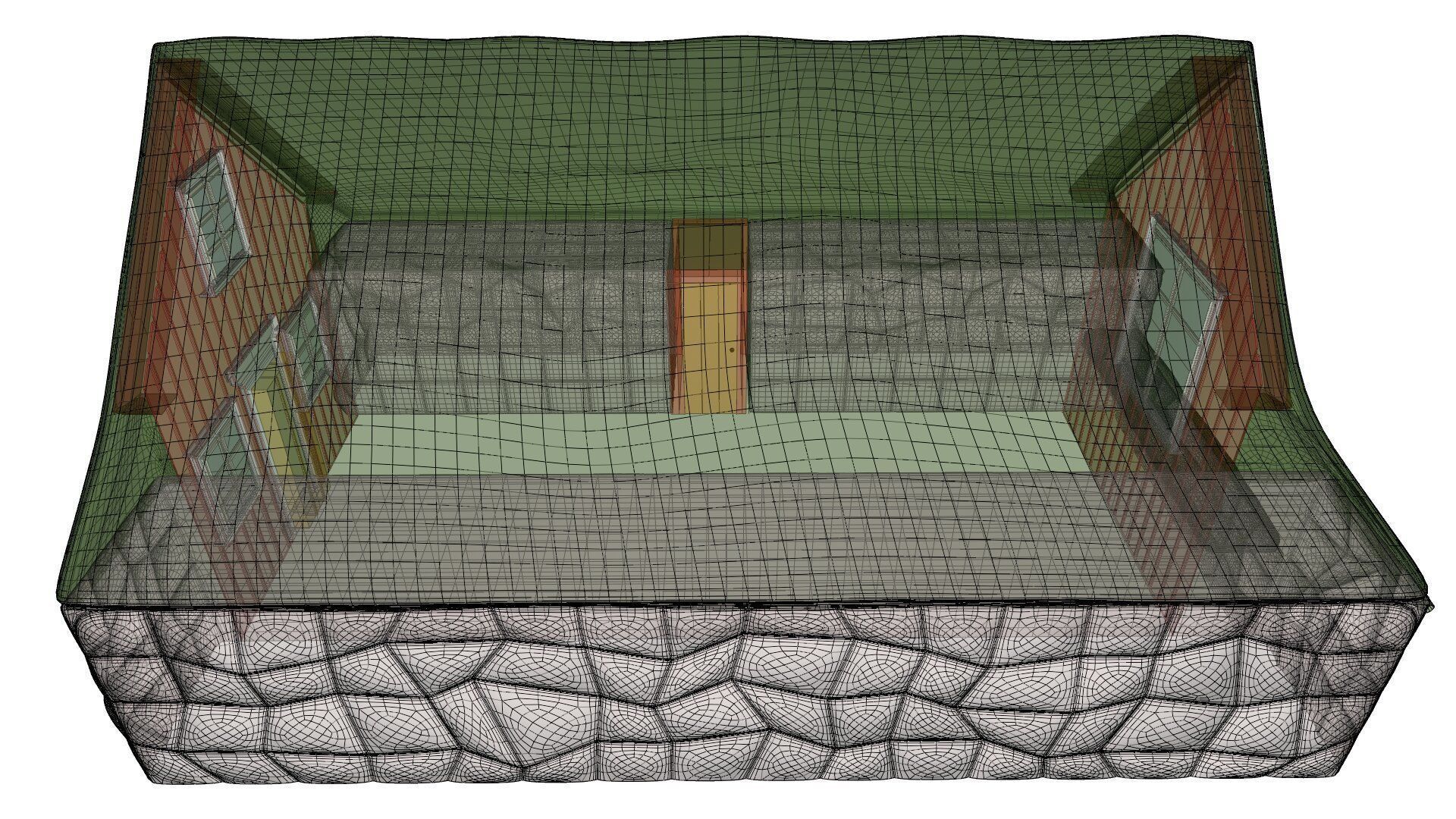 Turf house 3D model_21
