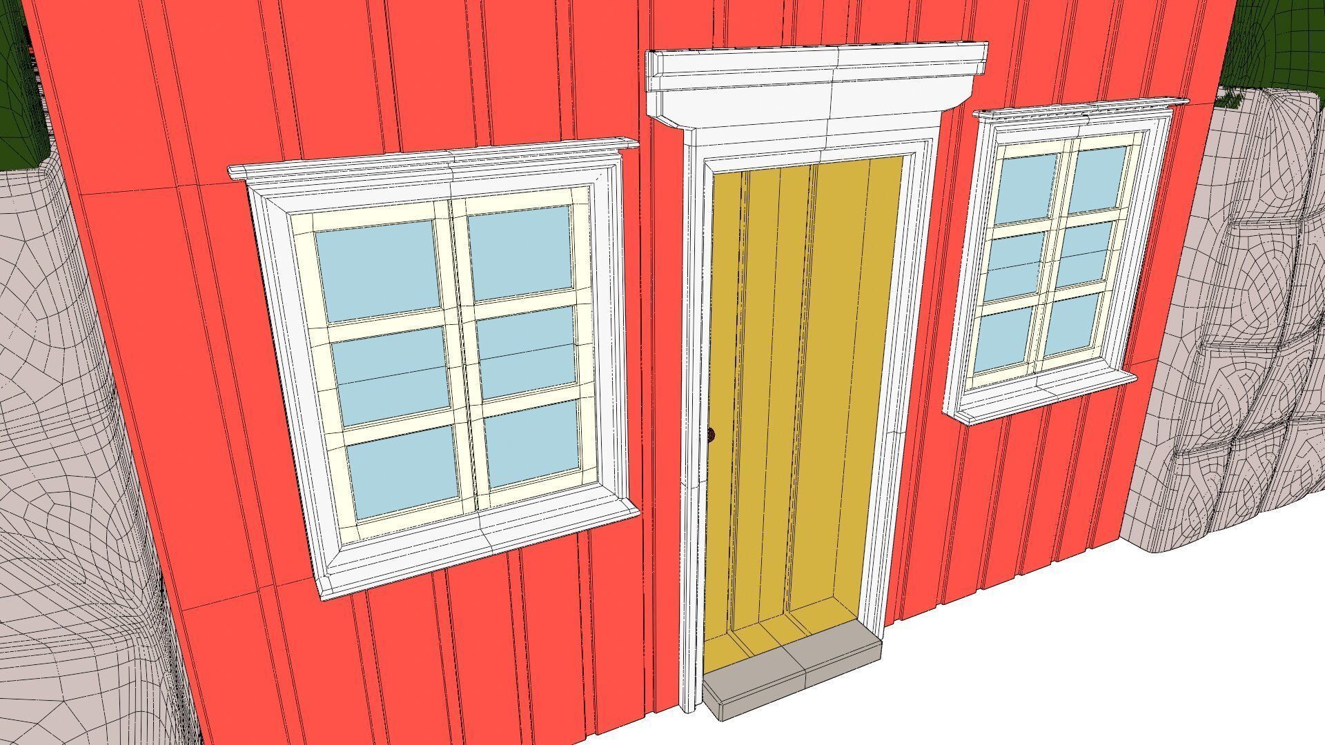 Turf house 3D model_22