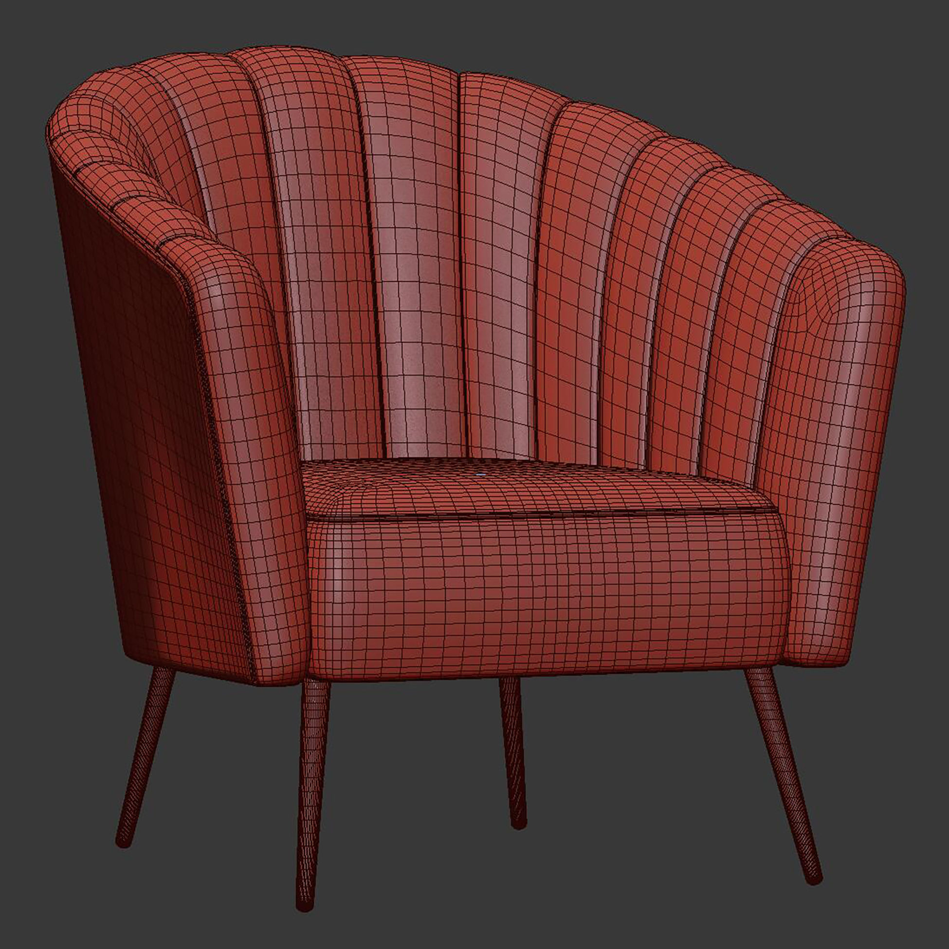 Hurwitz Barrel Chair 3D model_5