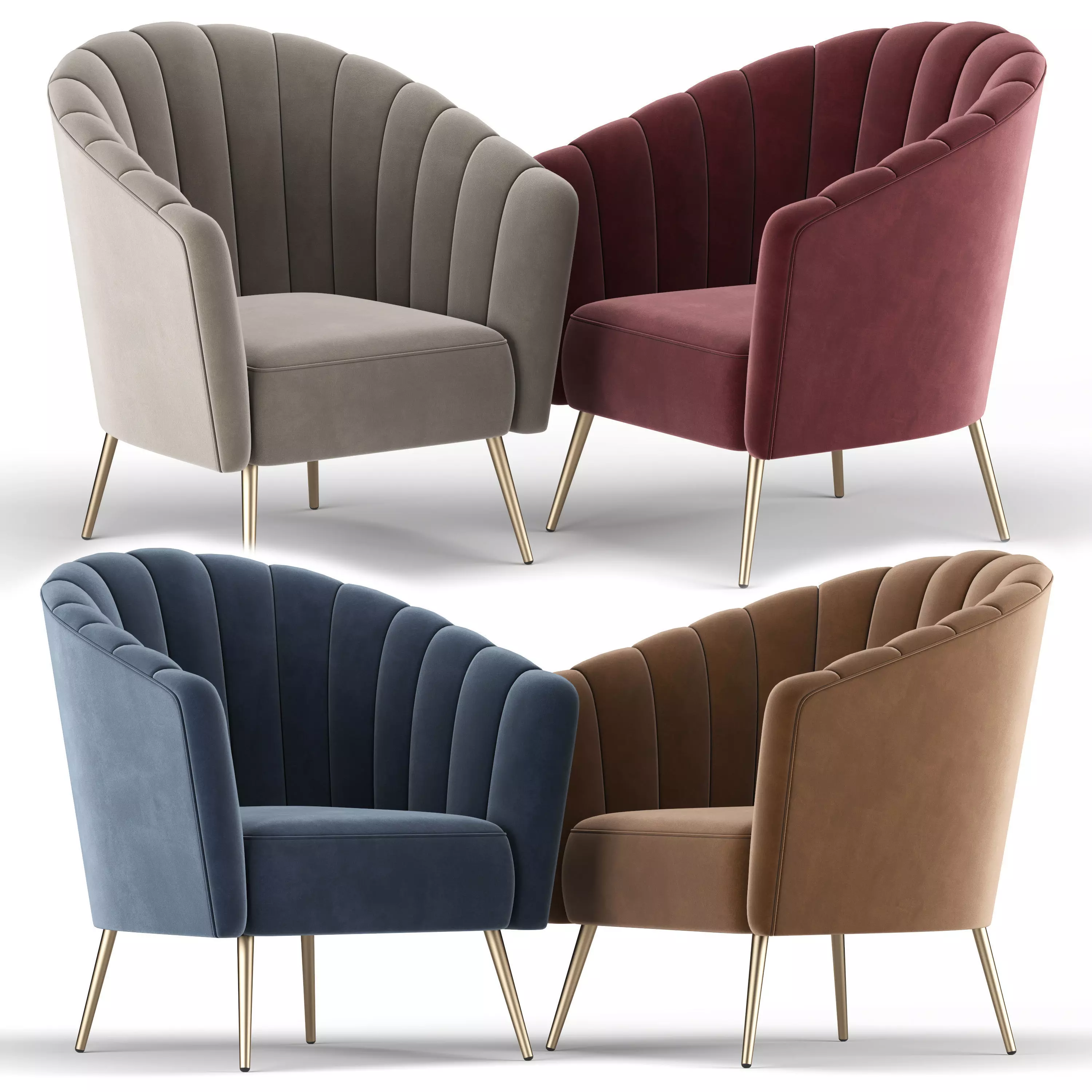 Hurwitz Barrel Chair 3D model_0