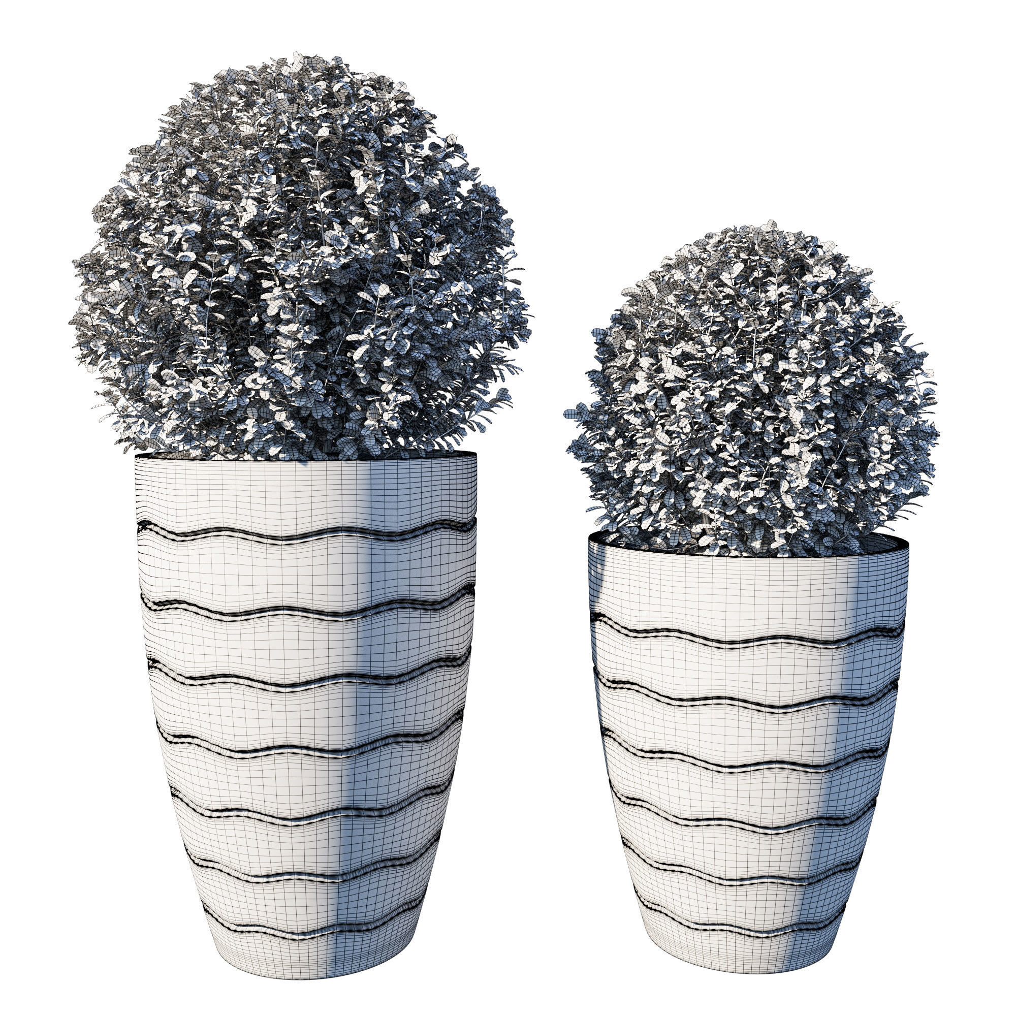 Pot Plant Collection 3D model_2