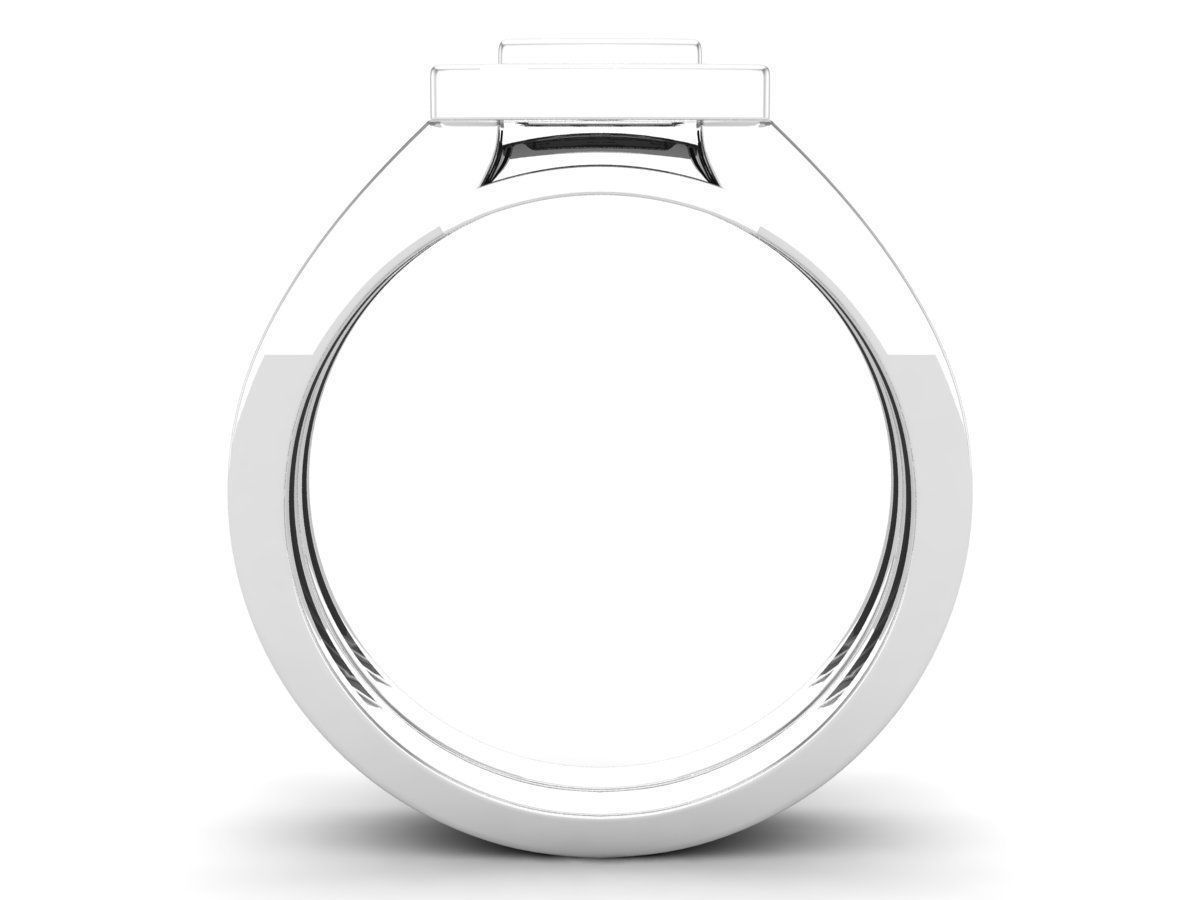 Diamond jewelry ring and band for woman 3D print model_10