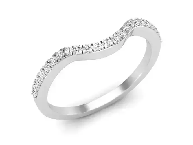 Diamond jewelry band for woman