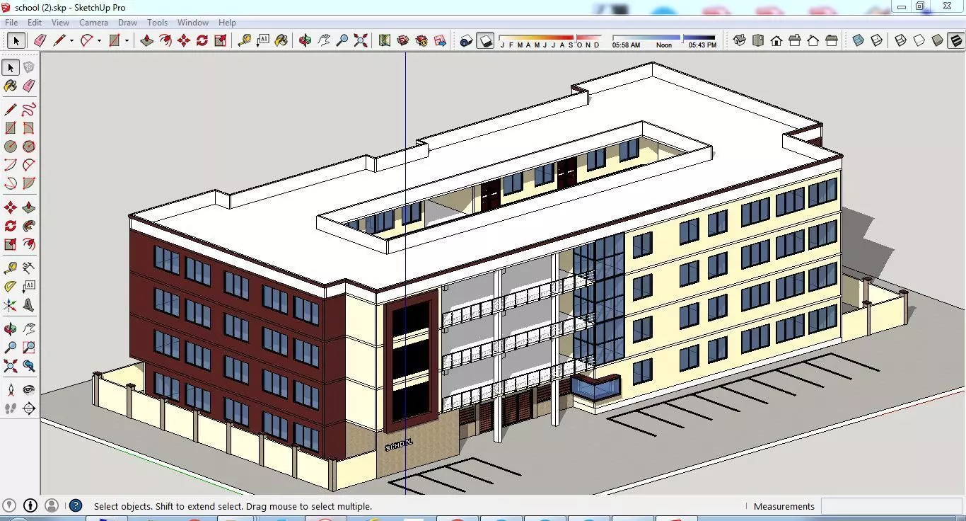 SKP SCHOOL C7 3D model_0