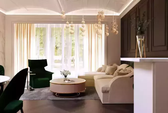 Classic Interior Scene