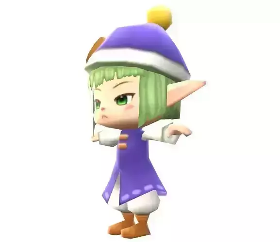 Lowpoly Character Cartoon - C02