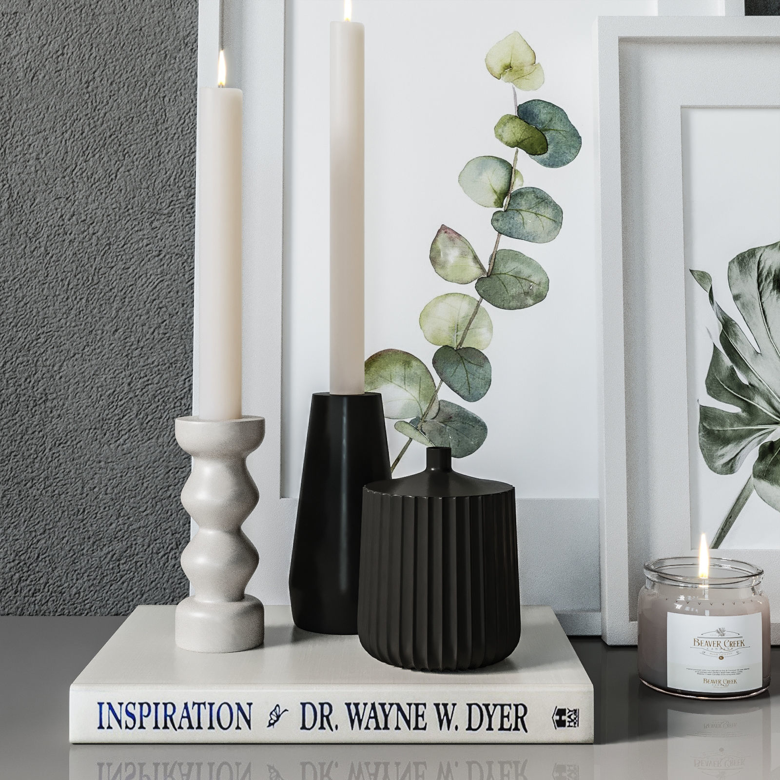 Decorative set interior 05 3D model_1