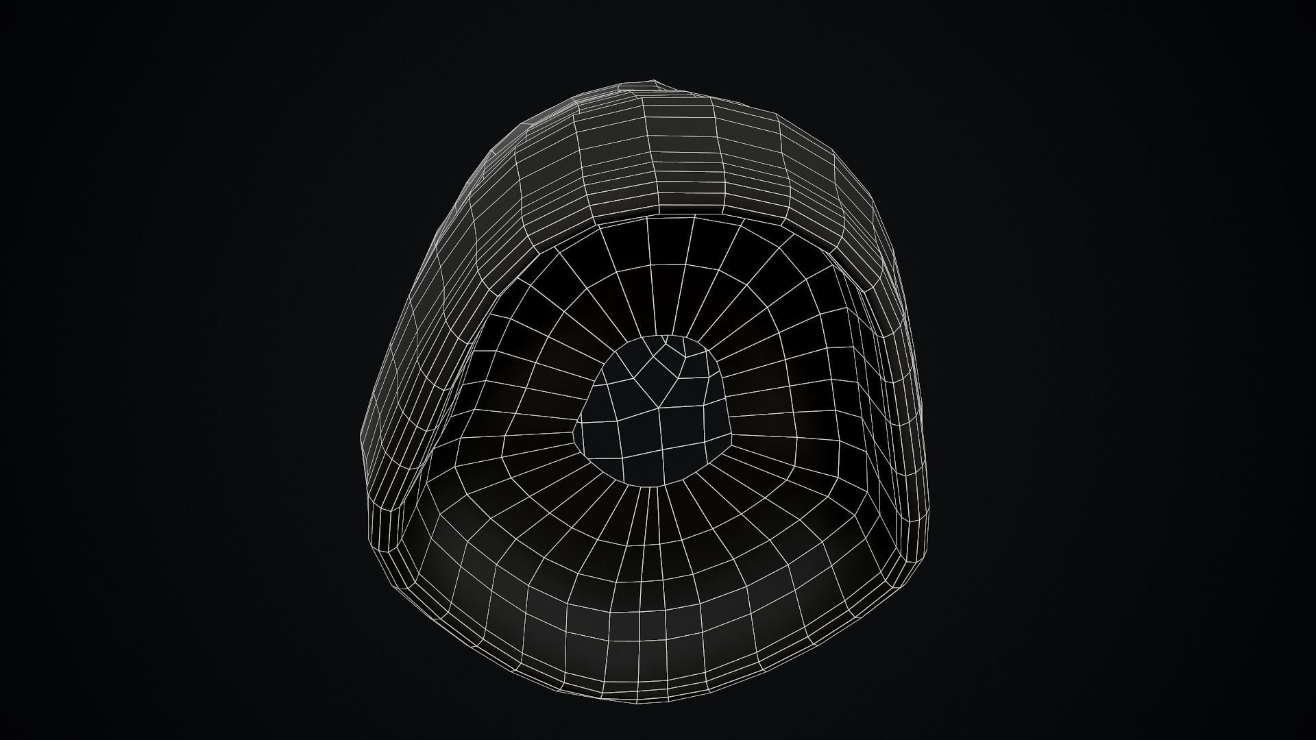 Dirty Winter Hat Low-poly 3D model_17