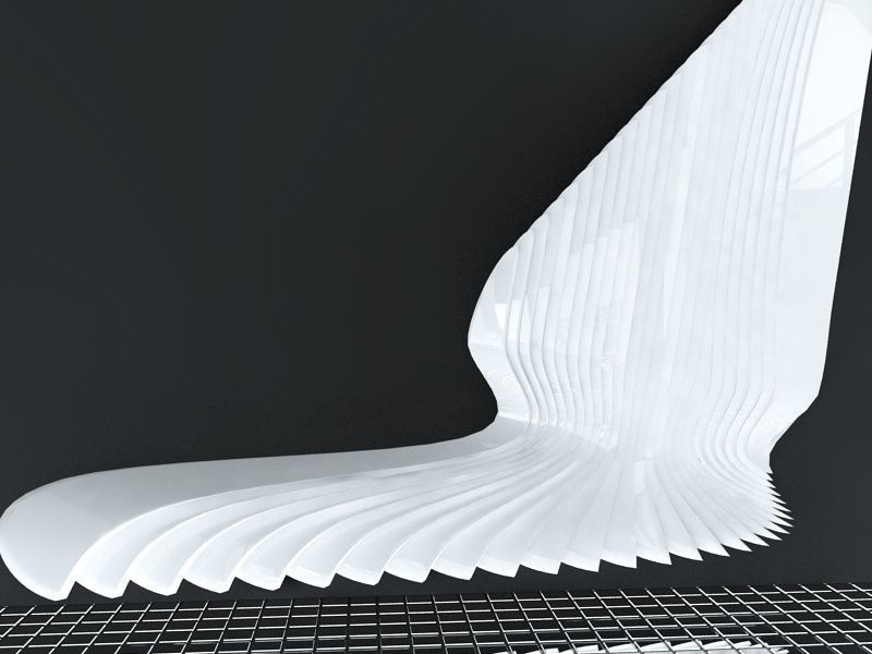 Wall Panel 3D model_1