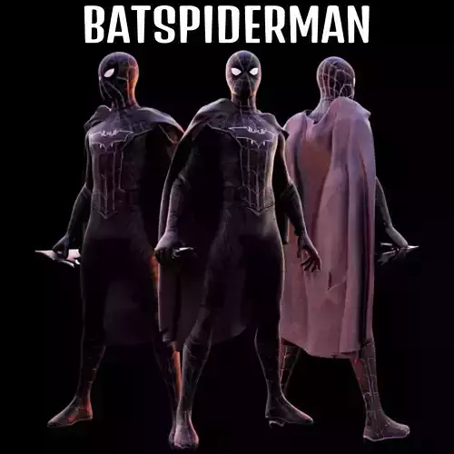 BatSpiderman spider - man from marvel comics movie 3D model