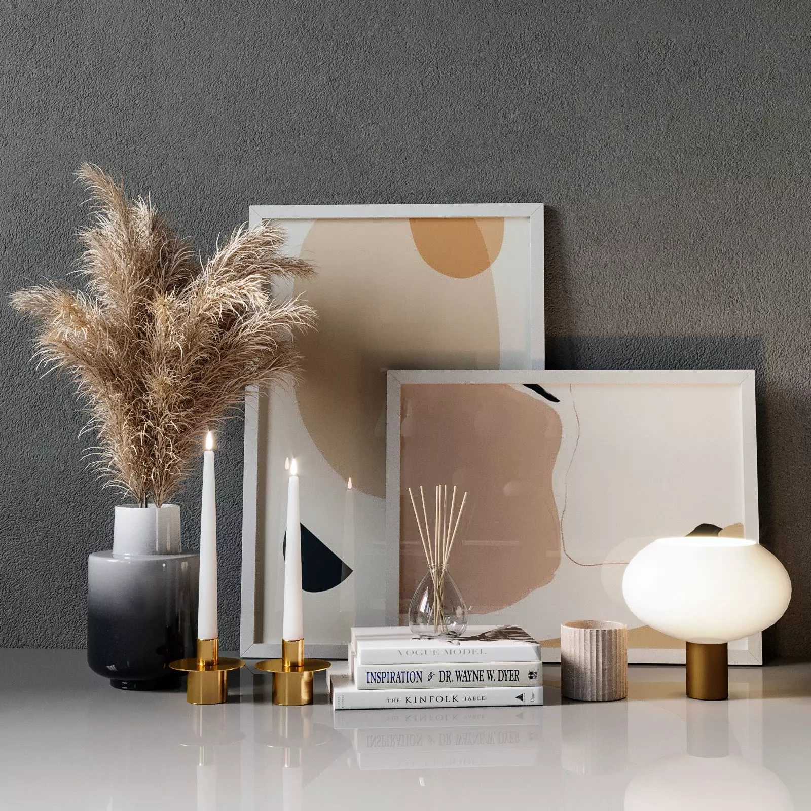 Decorative set interior 08 3D model