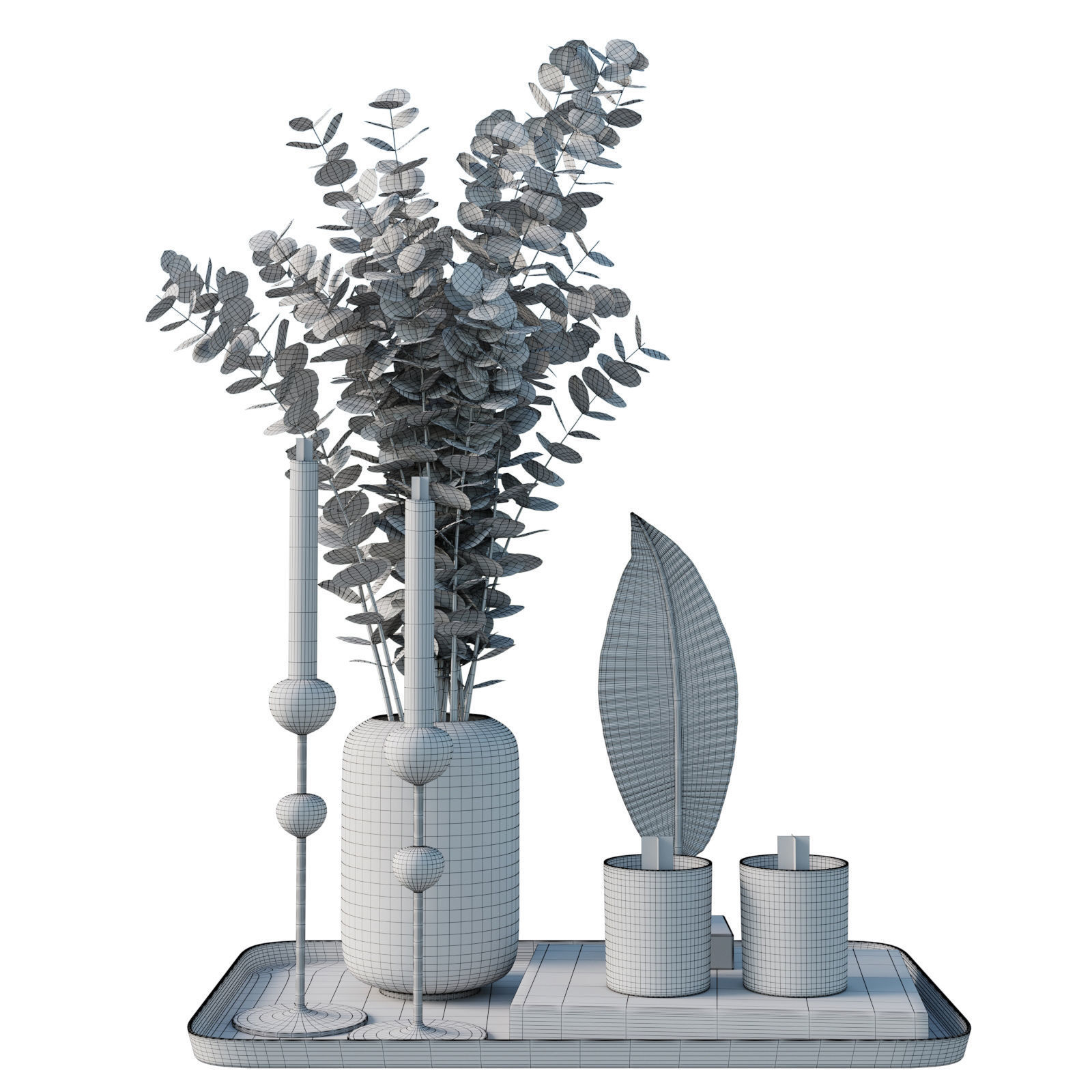 Decorative set interior 11 3D model_3