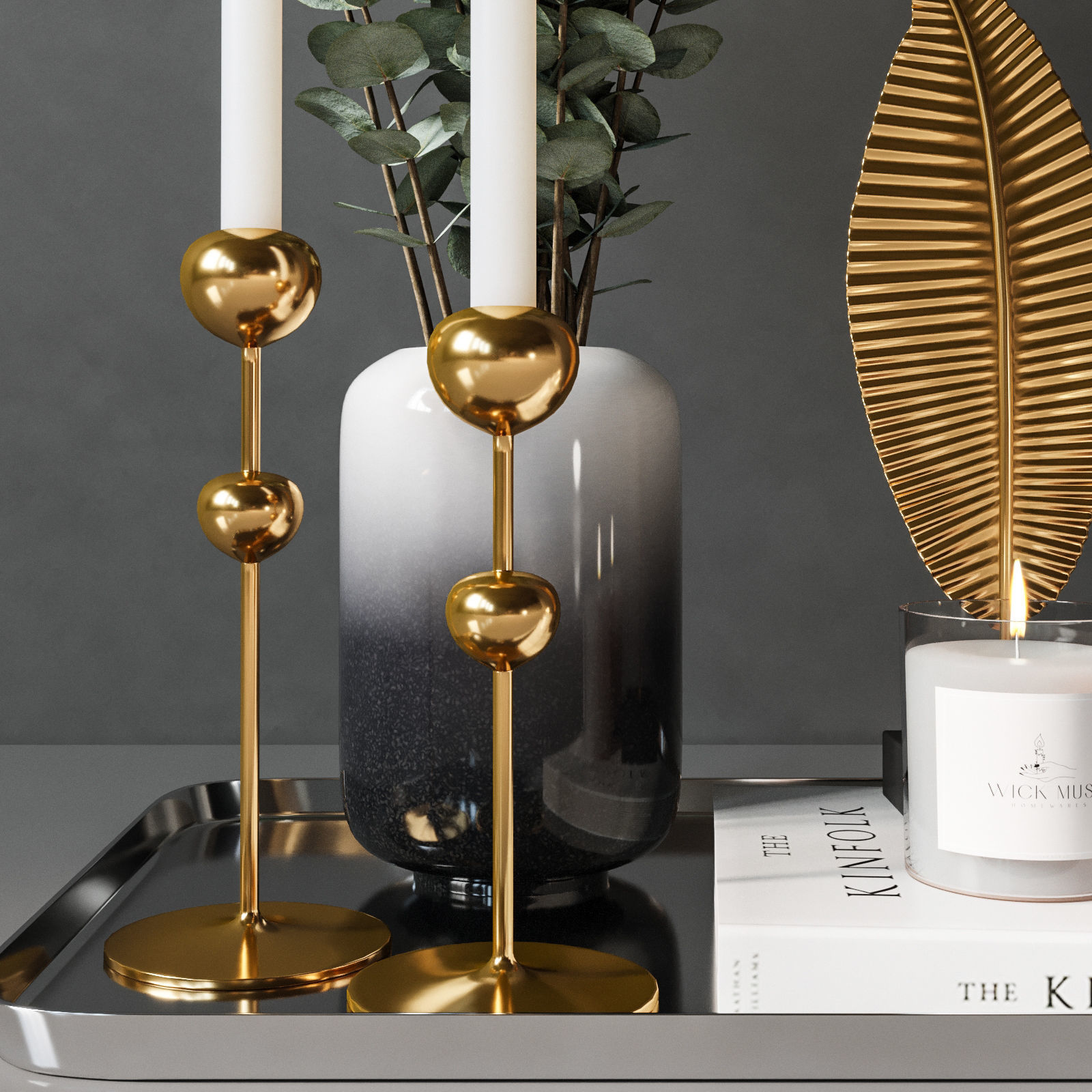 Decorative set interior 11 3D model_1