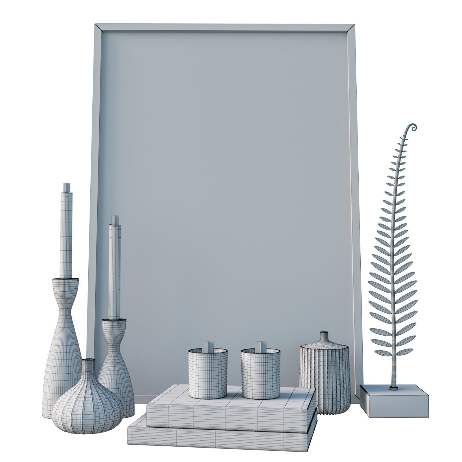 Decorative set interior 12 3D model_3