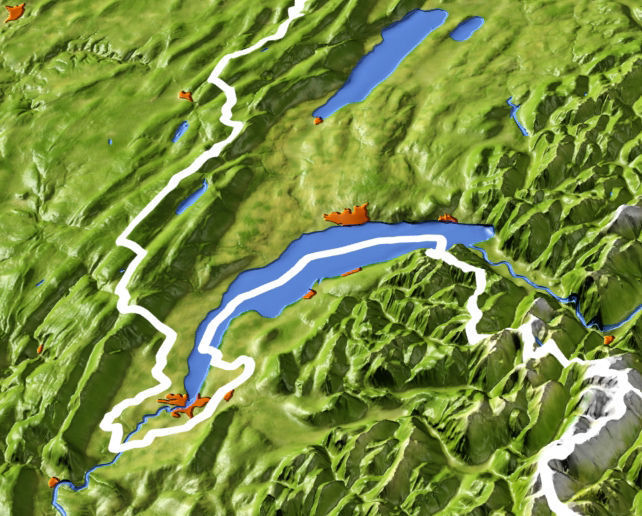 Switzerland High resolution 3D relief maps 3D model_7