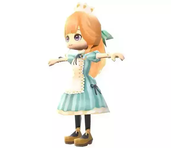 Lowpoly Character Cartoon - C09