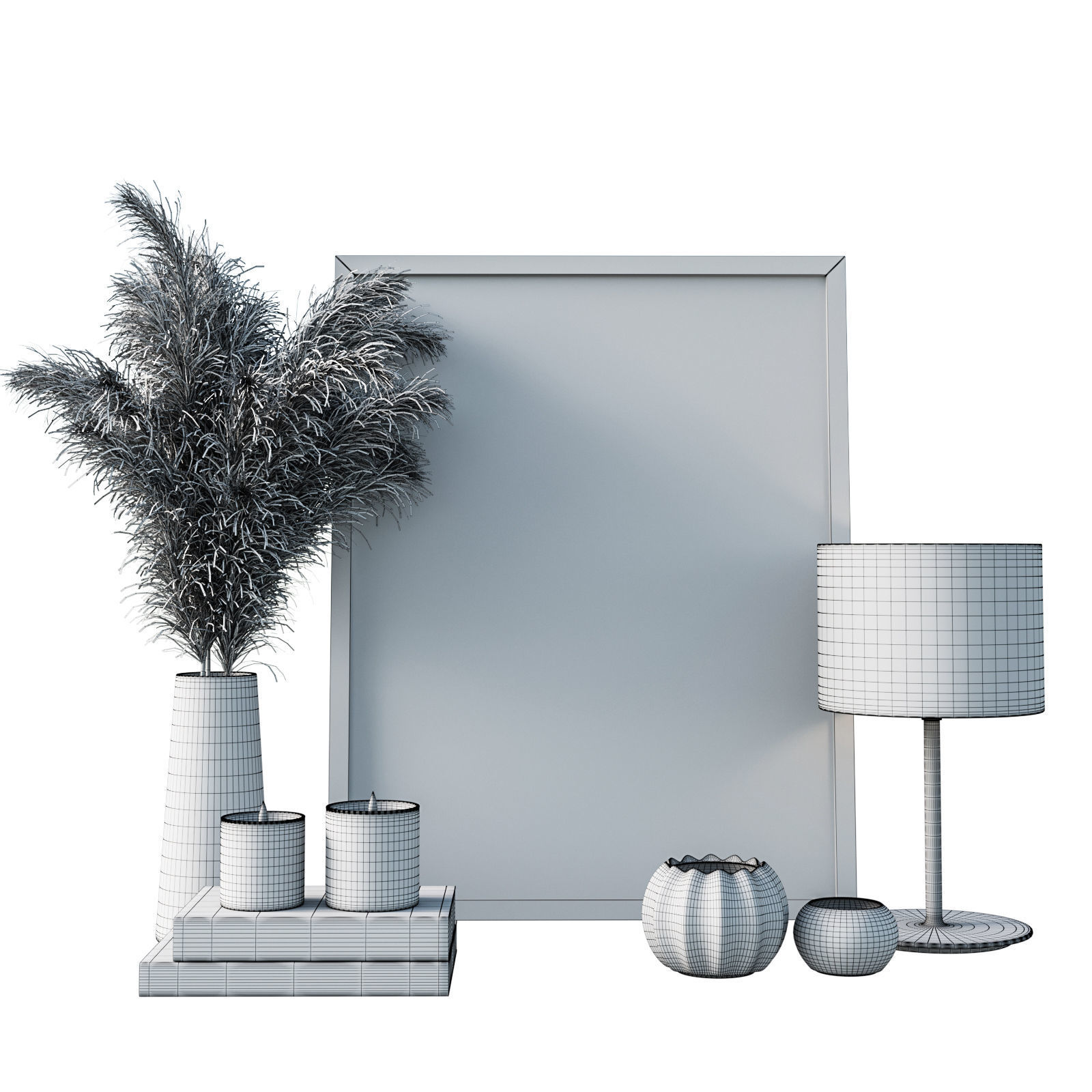 Decorative set interior 12 3D model_3