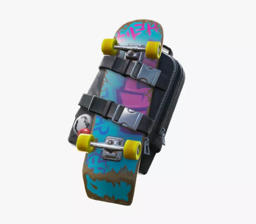 Skate Backbling Fortnite backpack ready to print 3D print model