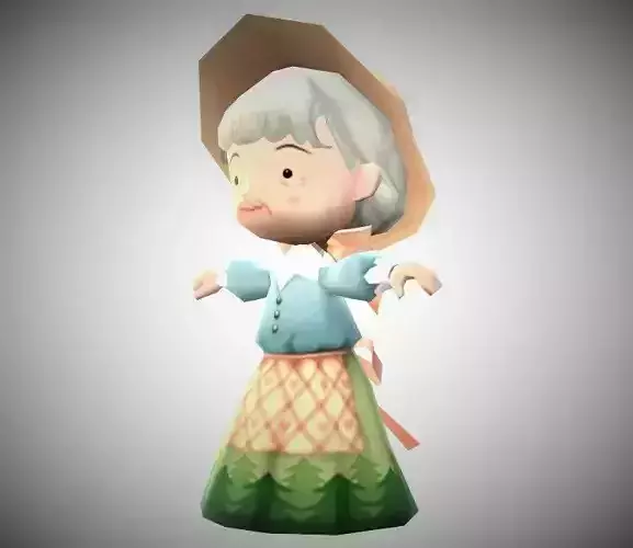 Lowpoly Character Cartoon - C10