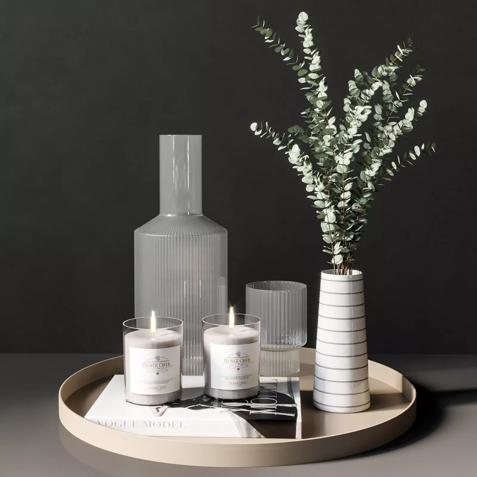 Decorative set interior 13 3D model_0