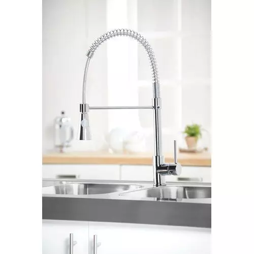 Chrome Artemisia Single Lever Monobloc Tap 3D model