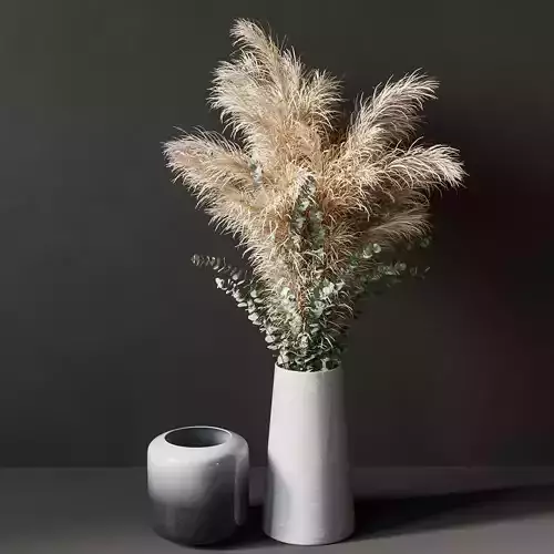 Dry bouquet 3D model