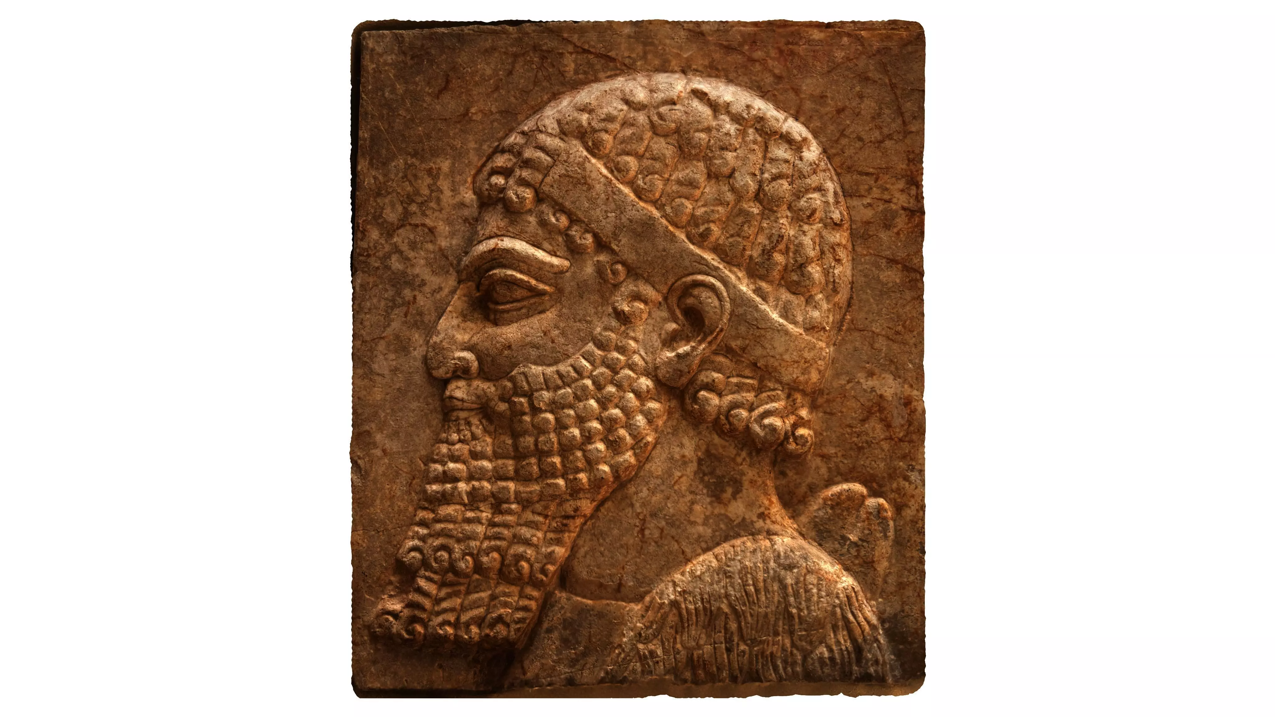 ASSYRIAN - TRIBUTAIRE MEDE II Low-poly 3D model_0