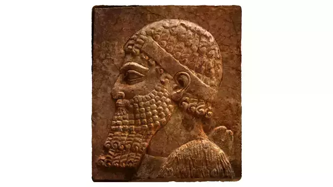 ASSYRIAN - TRIBUTAIRE MEDE II Low-poly 3D model