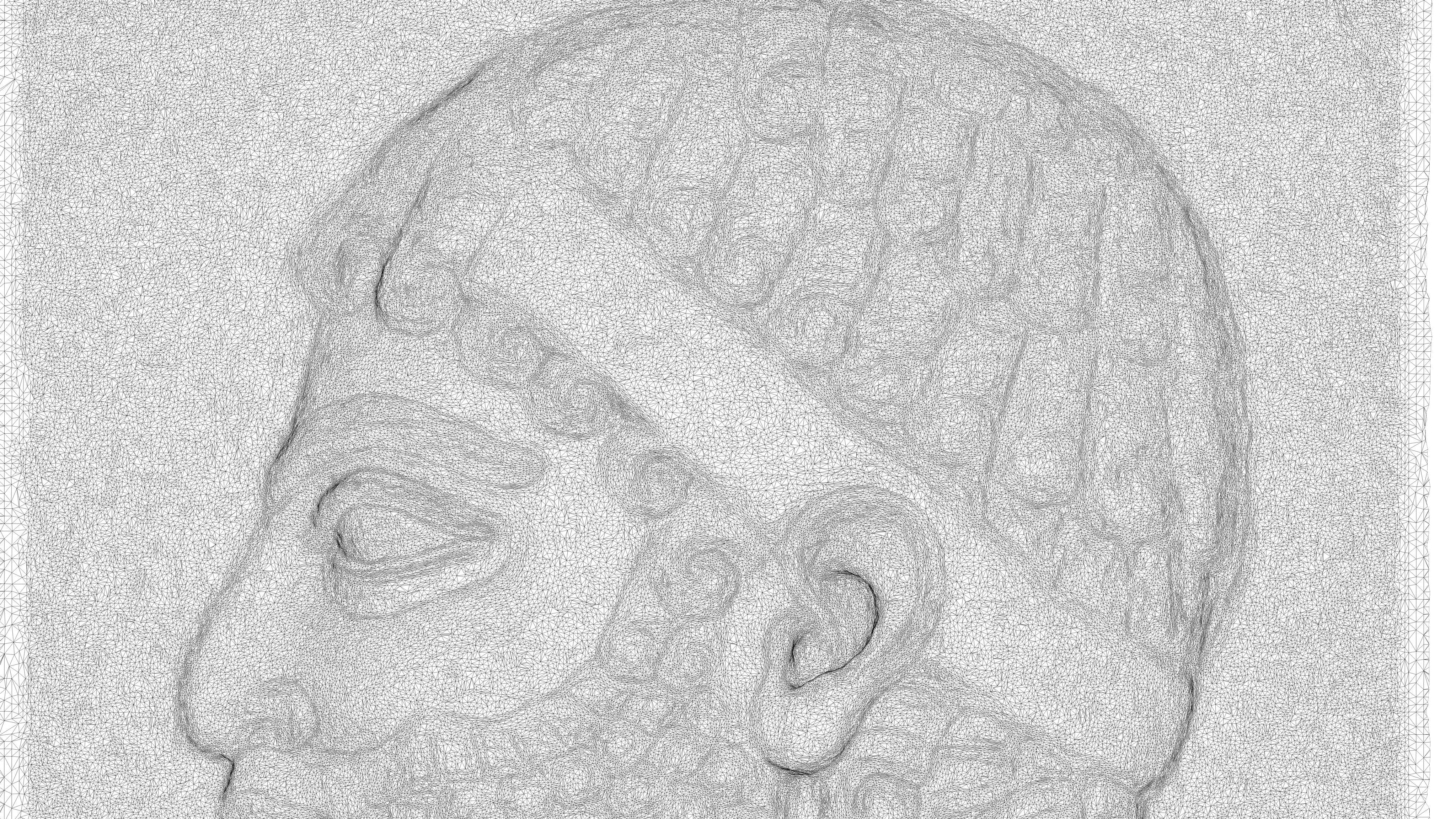 ASSYRIAN - TRIBUTAIRE MEDE II Low-poly 3D model_6